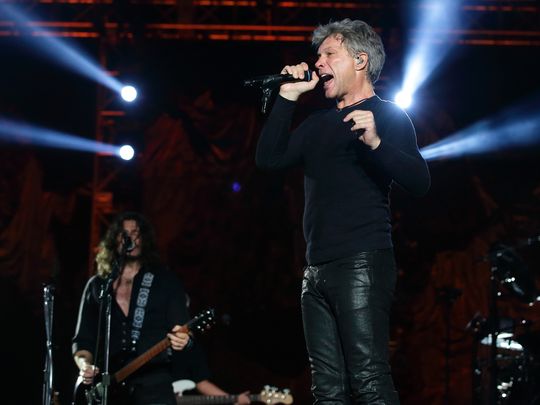 Bon Jovi na koncercie w Singapurze