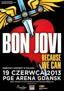 Bon Jovi w Gdańsku 2013